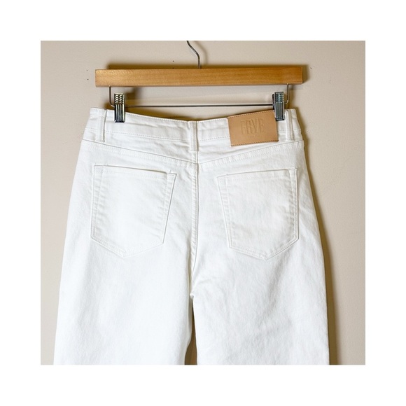 Frye Cropped White Jeans, size 4 - Picture 6 of 8